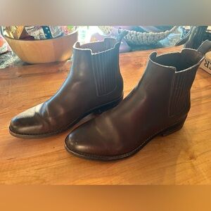 Thursday Brown Leather Women’s Chelsea Boots